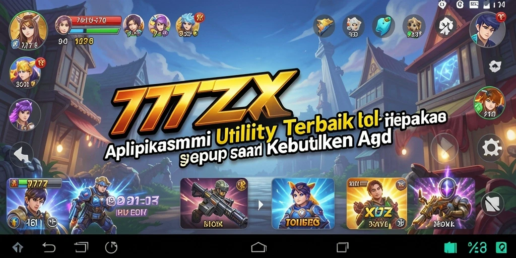 Screenshot utama 777ZX menunjukkan antarmuka pengguna yang intuitif.