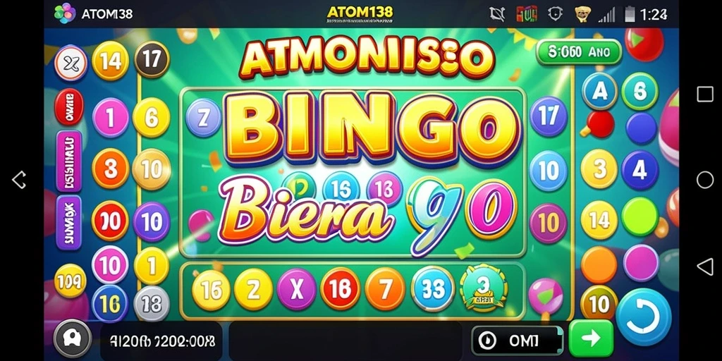 Tampilan gameplay Bingo yang seru dan menarik di ATOM138.