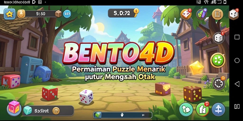 Tampilan gameplay menantang di BENTO4D dengan puzzle yang menarik.