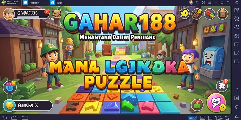 Screenshot gameplay GAHAR188 menampilkan teka-teki yang menantang.