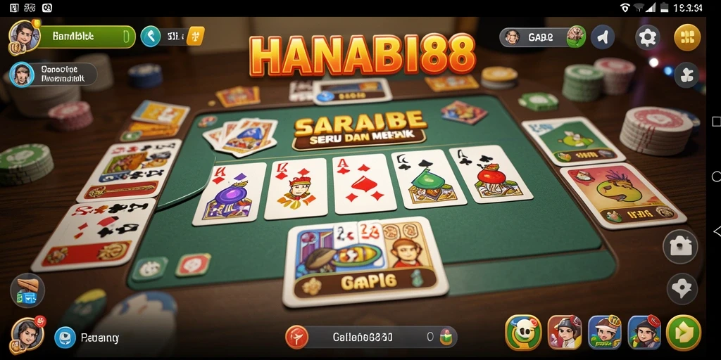 Tampilan gameplay hebat dari HANABI88 dengan grafis yang menarik.