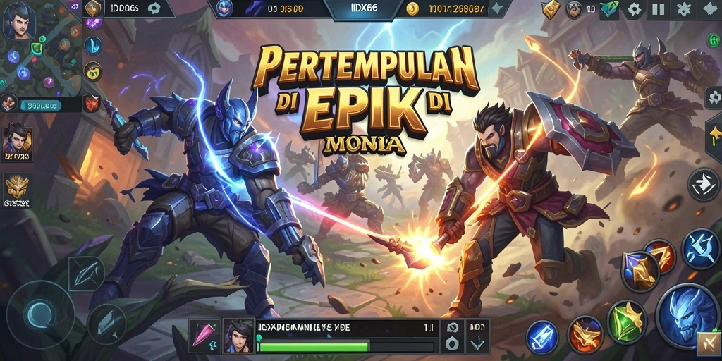 Tampilan gameplay seru dan menegangkan di IDX66