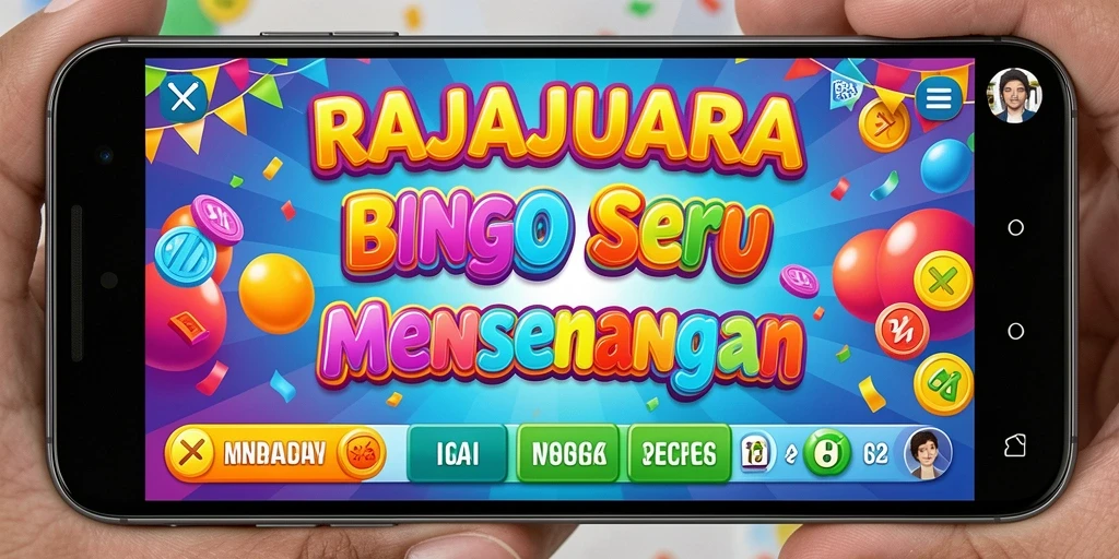 Screenshot utama RAJAJUARA menampilkan gameplay seru Bingo.