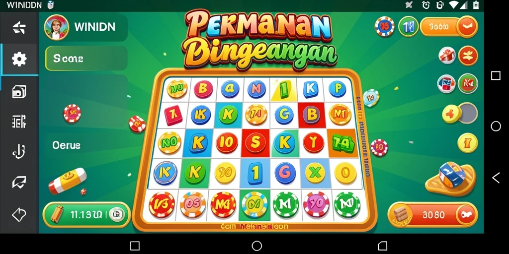Tampilan gameplay Bingo yang menarik dan interaktif.